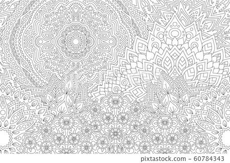 adult landscape coloring pages