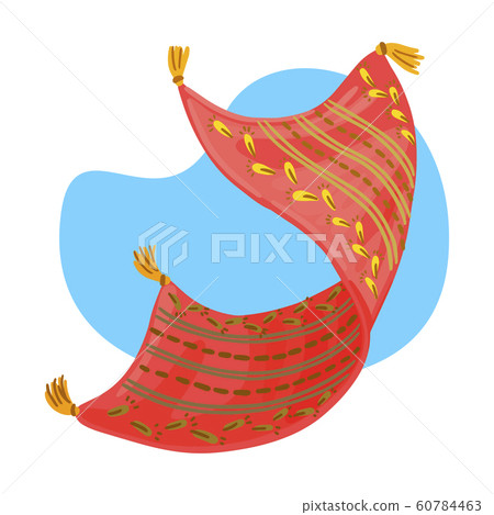 Flying carpet Red carpet with a pattern. Vector illustration Flying carpet Red carpet with a pattern. Vector illustration 60784463