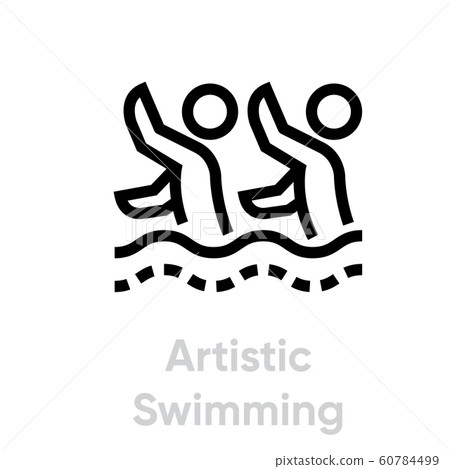 Artistic Swimming icon 60784499