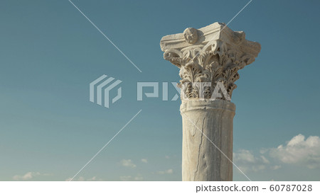Column of ruins of Kourion ancient city, Cyprus Column of ruins of Kourion ancient city, Cyprus 60787028
