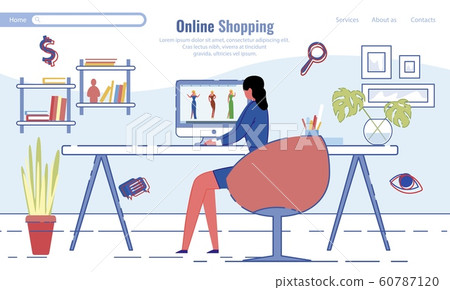Online Shopping Service Commercial Landing Page 60787120