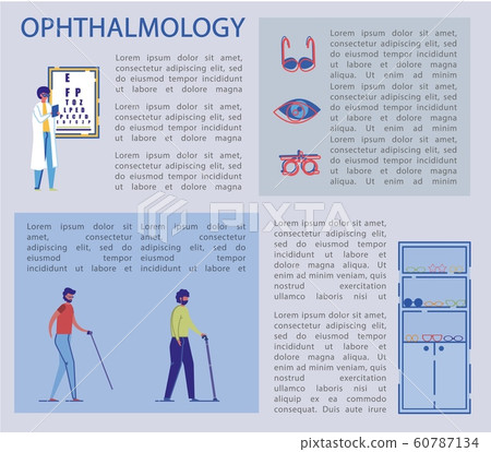 Eye Health Article, Ophthalmology, Vector Banner. Eye Health Article, Ophthalmology, Vector Banner. 60787134