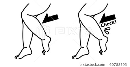 Fat legs-calf-check-black 60788593