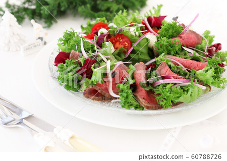 Roast beef salad Christmas Roast beef salad Christmas 60788726