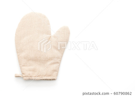 Oven glove on white 60790862