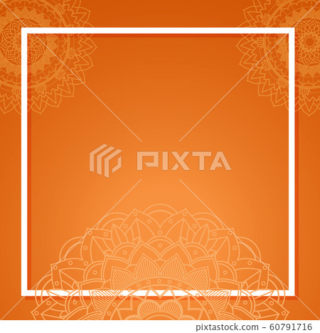 Background template with mandala designs Background template with mandala designs 60791716