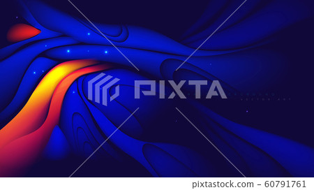 Abstract Distorted Shape Background Abstract Distorted Shape Background 60791761