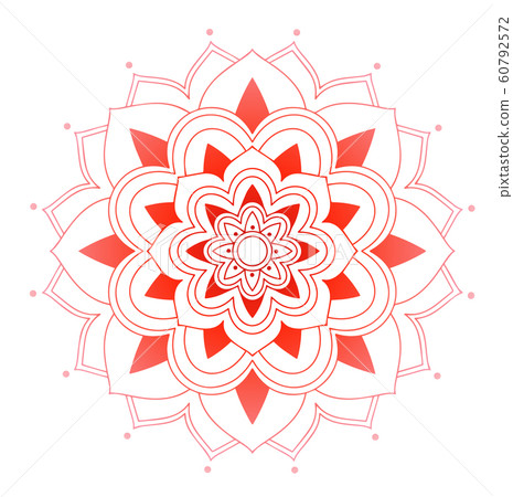 Mandala patterns on isolated background Mandala patterns on isolated background 60792572