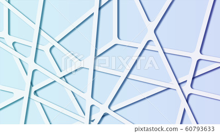 Colorful gradient abstract molecular polygonal background with connecting lines 60793633