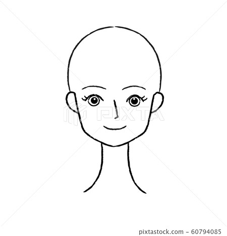Woman beauty skin head monochrome Woman beauty skin head monochrome 60794085