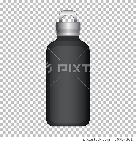 Black bottle with metal lid Black bottle with metal lid 60794361