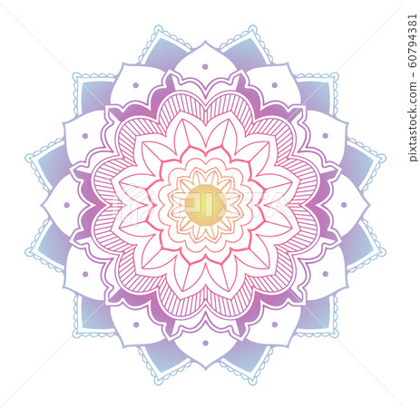 Mandala patterns on isolated background 60794381