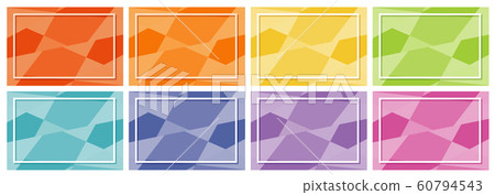 Background templates with different colors-插圖素材 [60794543] - PIXTA圖庫
