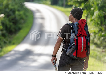Tourism asian lifestyle man and traveler Tourism asian lifestyle man and traveler 60795663