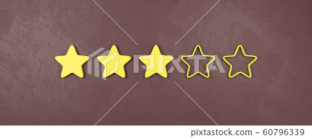 Three of Five Stars Rating, Middle Rating Concepts 60796339