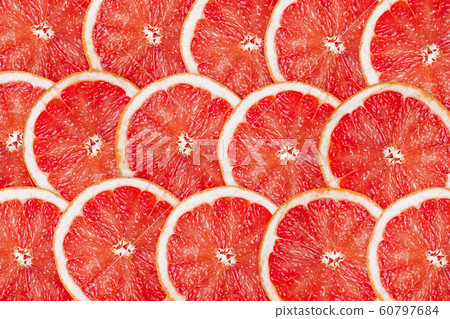 Ripe grapefruits background Ripe grapefruits background 60797684