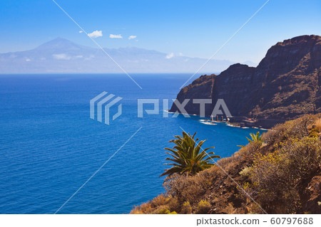 Beautiful beach in La Gomera island - Canary Beautiful beach in La Gomera island - Canary 60797688