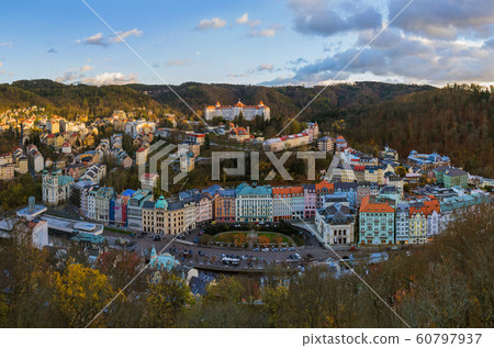 Karlovy Vary in Czech Republic 60797937