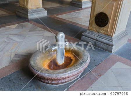 Source of mineral water in Karlovy Vary - Czech 60797938