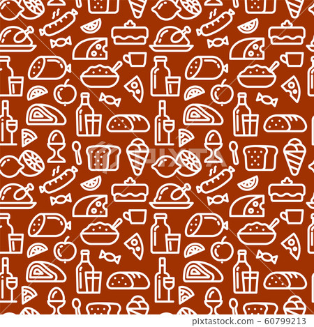 meal seamless pattern 60799213
