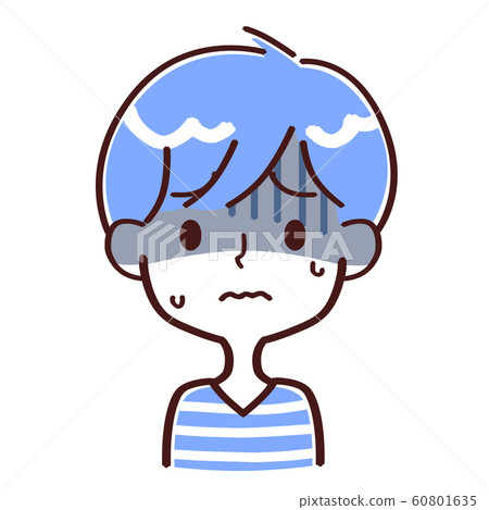 Male facial expression upset Male facial expression upset 60801635