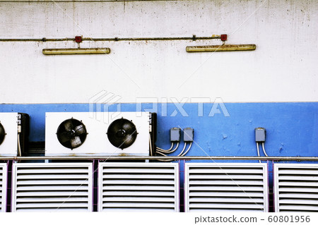 ventilation on blue and white background. ventilation on blue and white background. 60801956