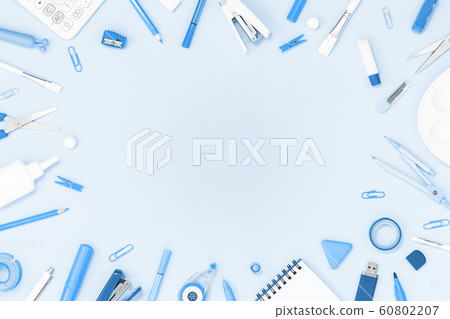 Assorted office and school white and blue Assorted office and school white and blue 60802207
