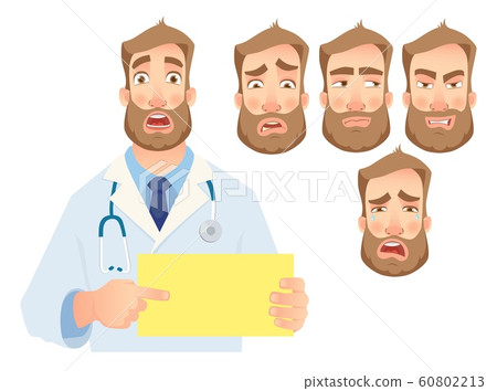 doctor holding blank sign doctor holding blank sign 60802213