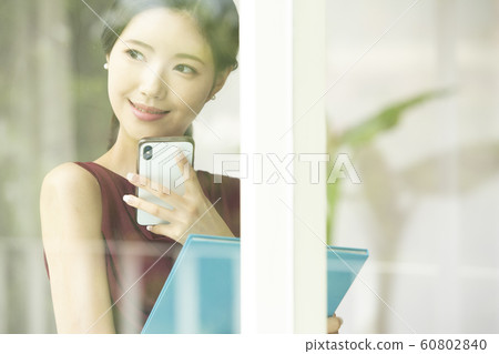 Woman business smartphone Woman business smartphone 60802840