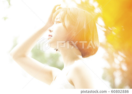 女人的美麗日落 女人的美麗日落 60802886