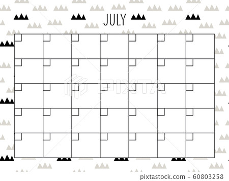 July. Universal Monthly Planner Template 60803258