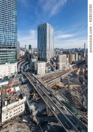 Urban landscape Around redevelopment of Shibuya Station Shibuya-ku, Tokyo Sakuragaoka Exit redevelopment area 60803890