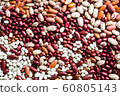Different varieties of bean seeds. Beans 60805143
