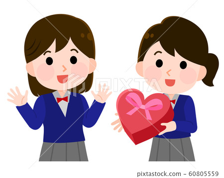 情人節送巧克力朋友圖 情人節送巧克力朋友圖 60805559