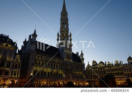 Beautiful Plaza Grand Place at Night 60806924