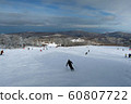 Woody course upper part of Sapporo international skiing area Woody course upper part of Sapporo international skiing area 60807722