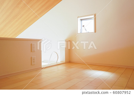 Loft space of new housing 60807952