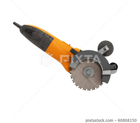 Angle grinder on white background 3d render no Angle grinder on white background 3d render no 60808150