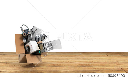 Home appliances Group of white refrigerator Home appliances Group of white refrigerator 60808490