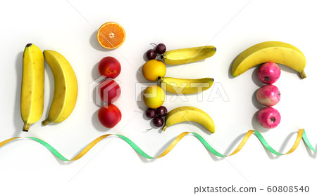 white plate with laid out on her word diet 60808540