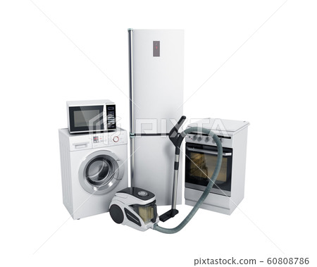 Home appliances Group of white refrigerator 60808786