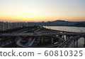 Seoul han river glow landscape 60810325