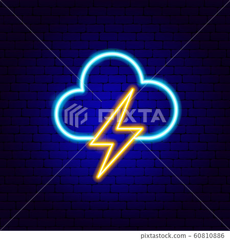 Cloud Lightning Neon Sign Cloud Lightning Neon Sign 60810886