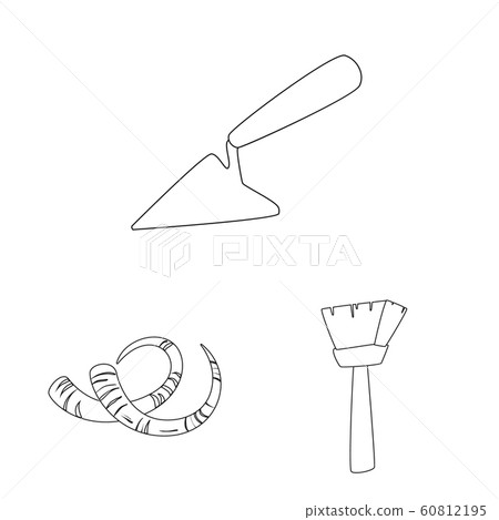 Isolated object of story and research sign. Set of story and discovery vector icon for stock. 60812195