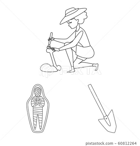 Vector illustration of story and research icon. Collection of story and discovery stock symbol for web. Vector illustration of story and research icon. Collection of story and discovery stock symbol for web. 60812264