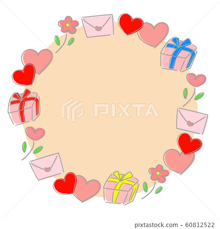 情人節白色情人節框架 60812522