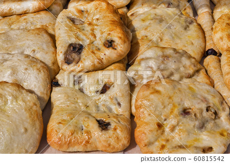 tortillas with different fillings closeup tortillas with different fillings closeup 60815542