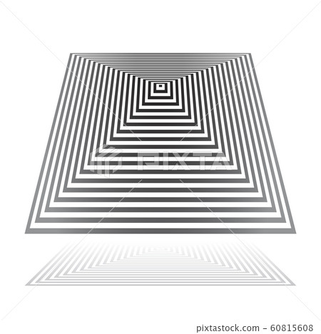 Pyramidal shape. Abstract geometric design Pyramidal shape. Abstract geometric design 60815608