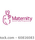 Maternity logo design template, pregnancy mother 60816083