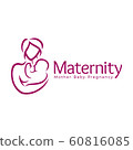 Maternity logo design template, pregnancy mother 60816085